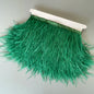 Ostrich Feathers Trim 10 Meter 13-18 CM Feather Plumes Ribbon Selvage For DIY Wedding Dress Decoration Crafts Accessories