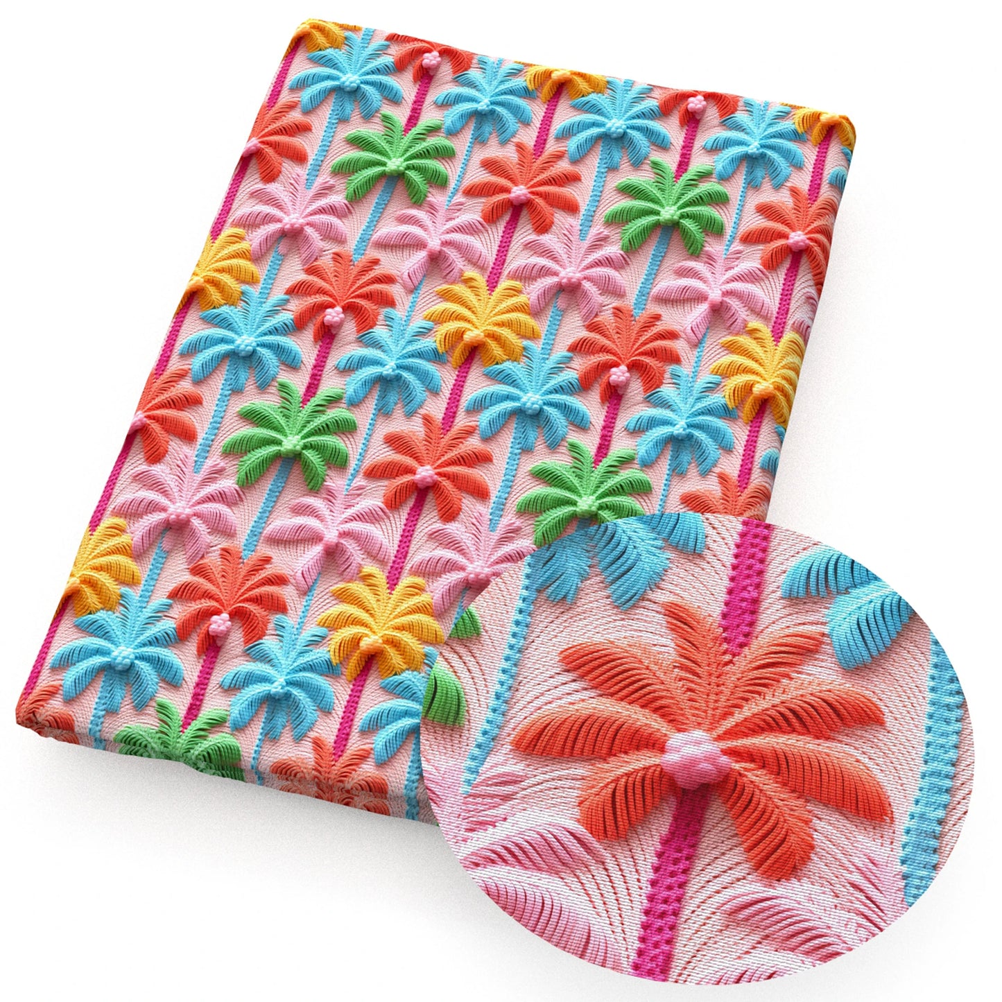 Imitation Embroidery Like-3D Ocean Series Cotton By The Meter Flamingo Fabrics For Sewing Cloth Dress DIY Craft Home Textile