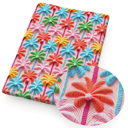 Imitation Embroidery Like-3D Ocean Series Cotton By The Meter Flamingo Fabrics For Sewing Cloth Dress DIY Craft Home Textile
