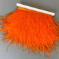 Ostrich Feathers Trim 10 Meter 13-18 CM Feather Plumes Ribbon Selvage For DIY Wedding Dress Decoration Crafts Accessories