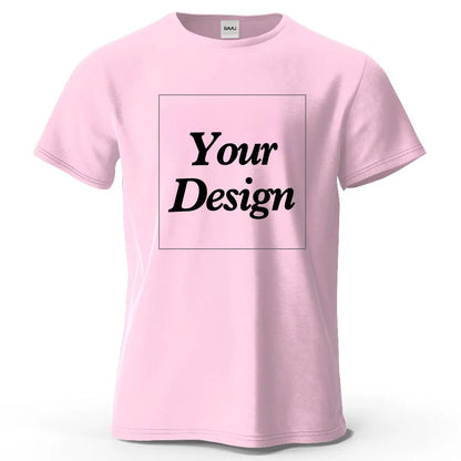 Custom T-shirt Print 100% Cotton Tee Men Women Customized T-shirt Diy Your Own Design Photo Text Unisex Tops Personalized Gift