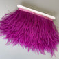 Ostrich Feathers Trim 10 Meter 13-18 CM Feather Plumes Ribbon Selvage For DIY Wedding Dress Decoration Crafts Accessories