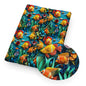 Imitation Embroidery Like-3D Ocean Series Cotton By The Meter Flamingo Fabrics For Sewing Cloth Dress DIY Craft Home Textile