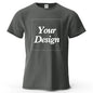 Custom T-shirt Print 100% Cotton Tee Men Women Customized T-shirt Diy Your Own Design Photo Text Unisex Tops Personalized Gift