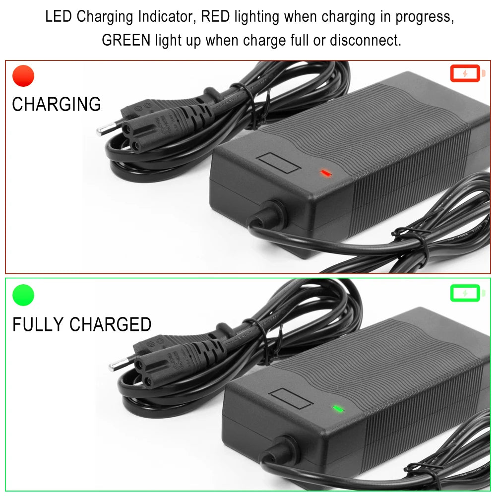 Battery Charger for Xiaomi Electric Scooter 4 Pro 4 E-Scooter Kickscooter 42V 2A Battery Chargering Power Replacement Accessorie