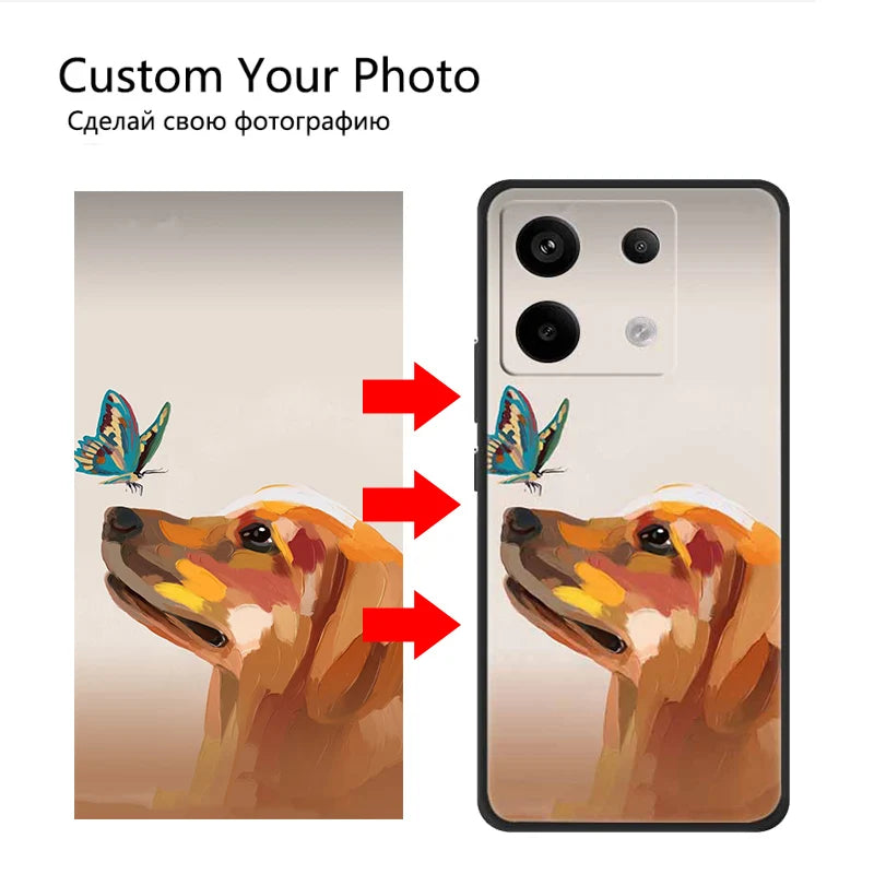 Customized DIY Photo Phone Cases For Motorola Moto G85 G55 S30 PRO G53 E13 G04 G STYLUS 5G 2024 Silicone Cover Image Logo Design