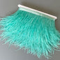 Ostrich Feathers Trim 10 Meter 13-18 CM Feather Plumes Ribbon Selvage For DIY Wedding Dress Decoration Crafts Accessories