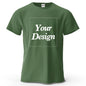 Custom T-shirt Print 100% Cotton Tee Men Women Customized T-shirt Diy Your Own Design Photo Text Unisex Tops Personalized Gift