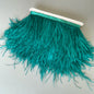 Ostrich Feathers Trim 10 Meter 13-18 CM Feather Plumes Ribbon Selvage For DIY Wedding Dress Decoration Crafts Accessories