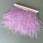Ostrich Feathers Trim 10 Meter 13-18 CM Feather Plumes Ribbon Selvage For DIY Wedding Dress Decoration Crafts Accessories