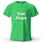 Custom T-shirt Print 100% Cotton Tee Men Women Customized T-shirt Diy Your Own Design Photo Text Unisex Tops Personalized Gift