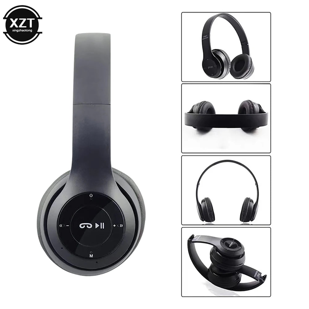 Handsfree Wireless Headphones Earphone P47 headset Bluetooth Head Phone for iPhone Huawei Xiaomi Samsung S22