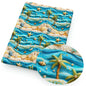Imitation Embroidery Like-3D Ocean Series Cotton By The Meter Flamingo Fabrics For Sewing Cloth Dress DIY Craft Home Textile